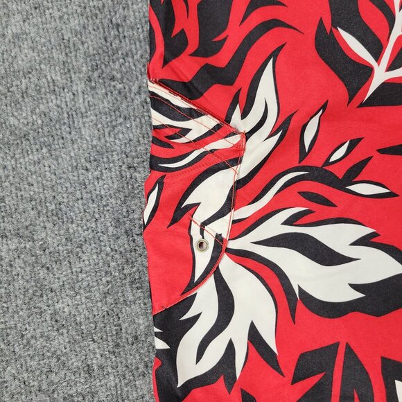 Op Ocean Pacific Shorts Men Medium Red Swim Trunks Logo Pocket Drawstring Lining - Picture 7 of 14